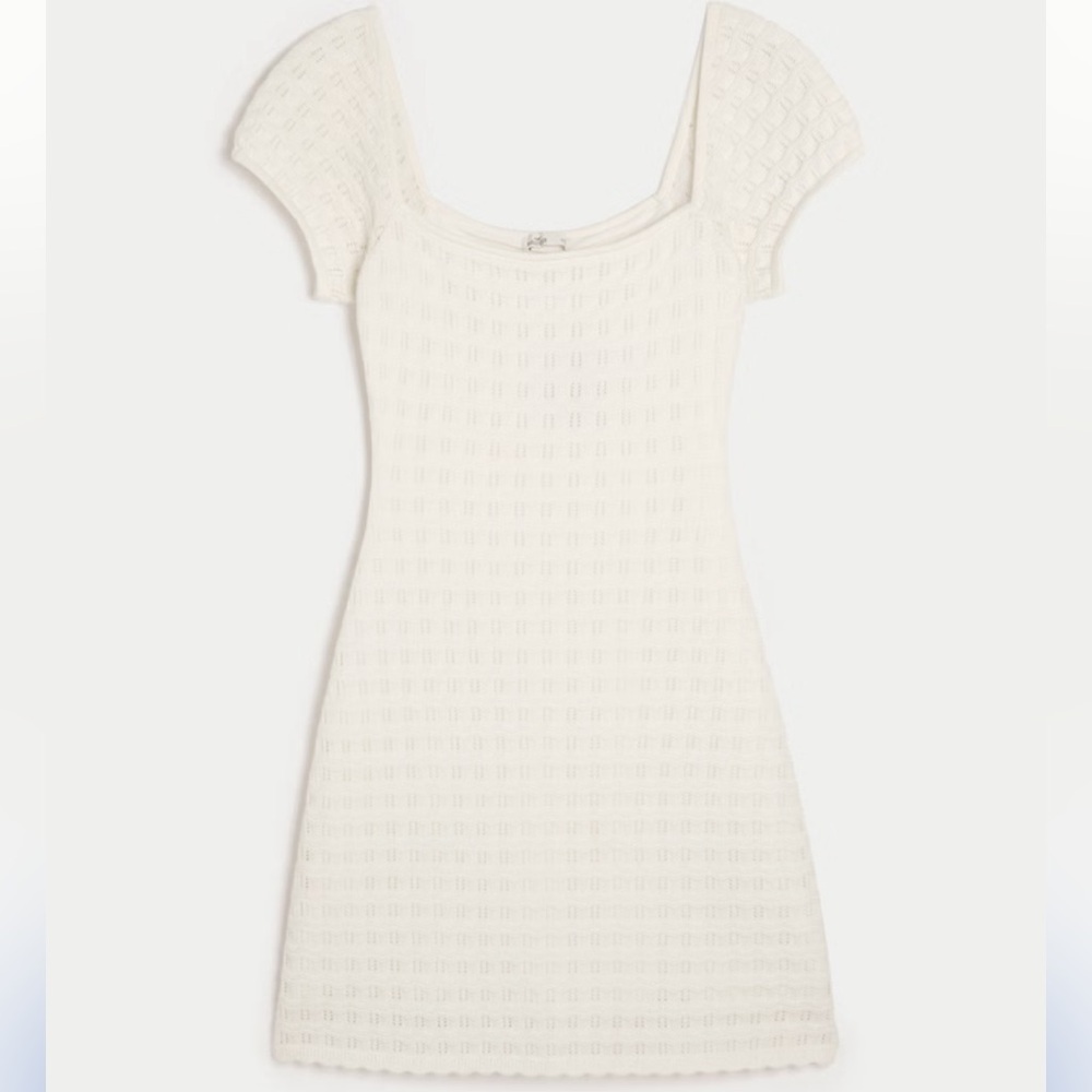Hollister - White Crochet Mini Dress - Size XXL - NWT